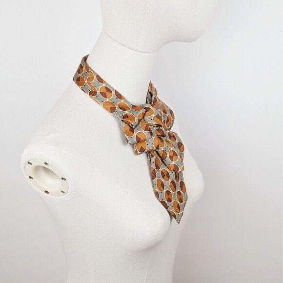Ogsplosh Women's Ascot Tie Made From A Repurposed Necktie - Picture 6 of 7
